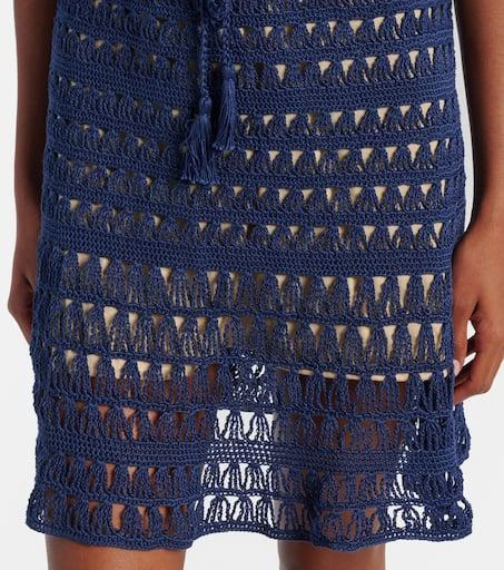 ANNA KOSTUROVA Crocheted cotton minidress 5