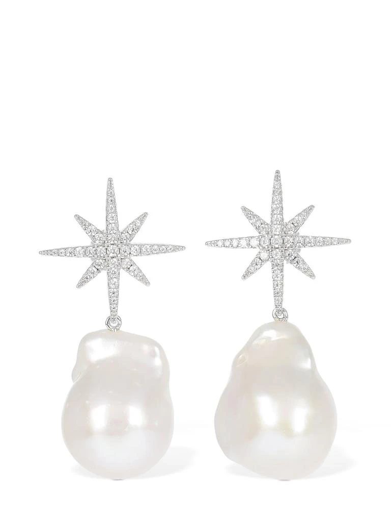 apm Monaco Meteorites Pearl & Crystal Earrings 1