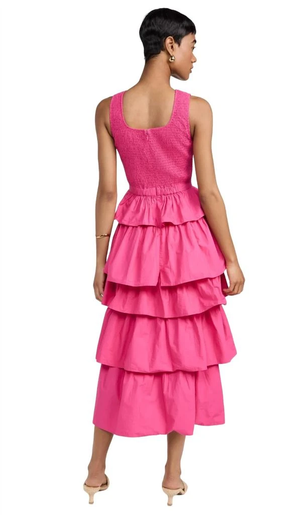Rhode Nia Dress In Hot Pink 3