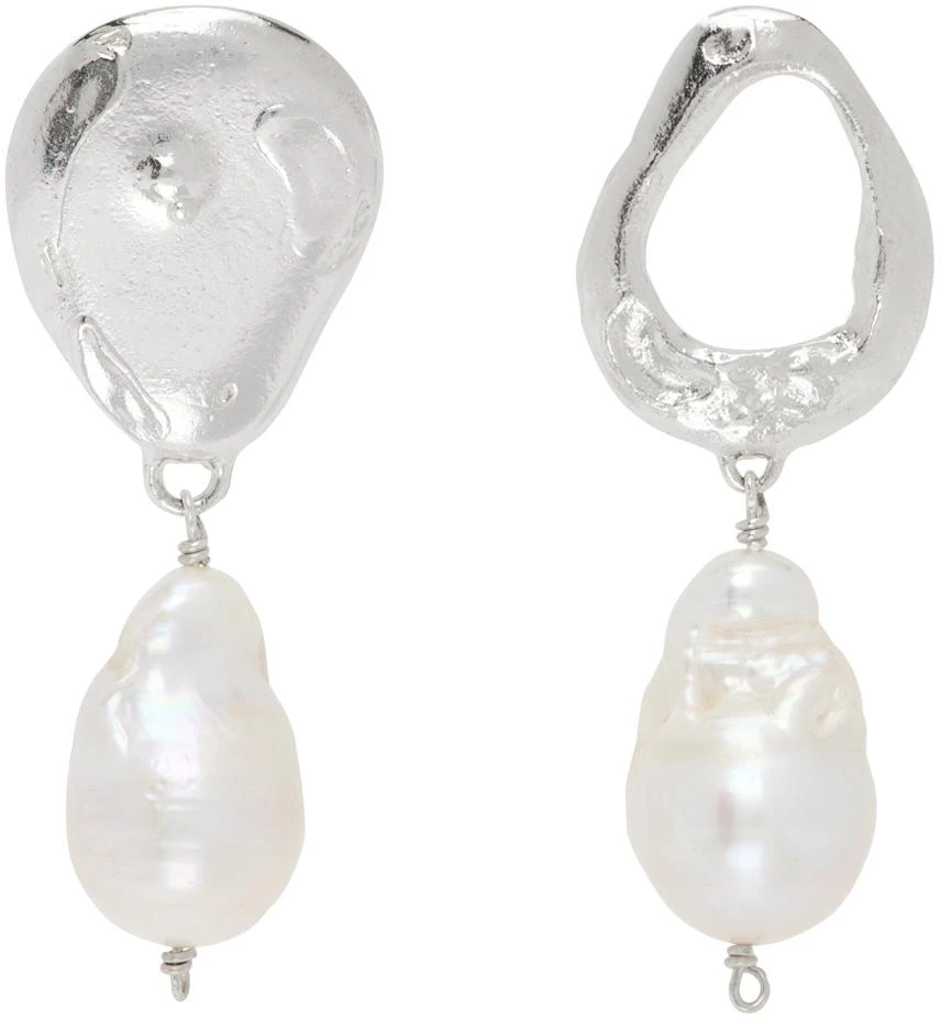 Alighieri Silver & White 'The Infernal Storm' Earrings 1