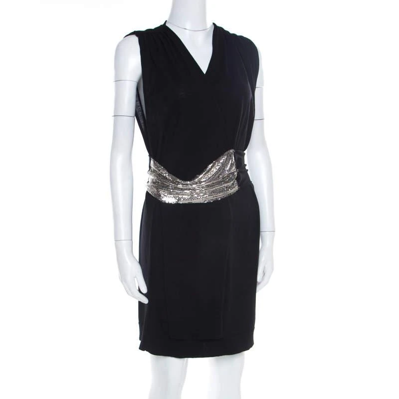 princess polly baby blue dress Balmain | Dresses | Balmain New Striped White Silver Dress 6 Fr38 main image 0