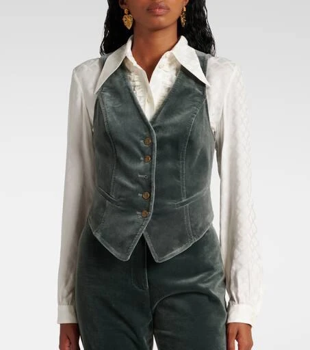 ETRO Velvet vest 6