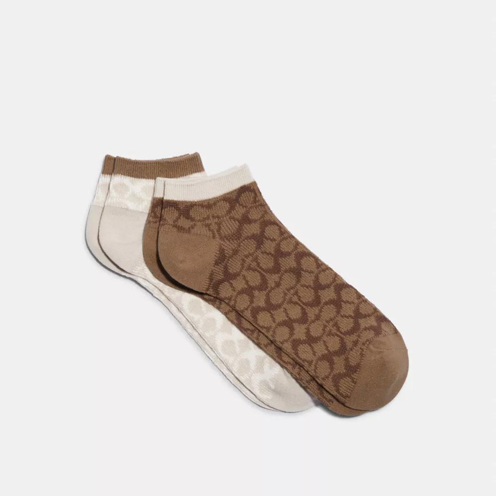 Coach Signature Ankle Socks