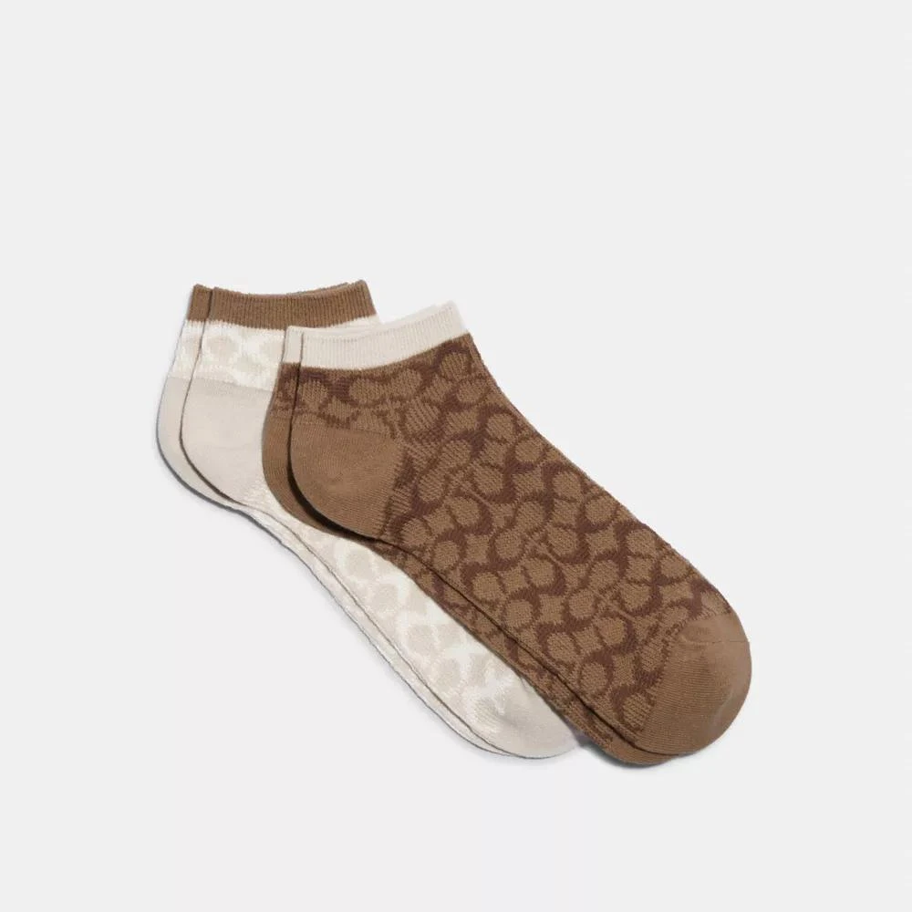 Coach Signature Ankle Socks from Coach Outlet