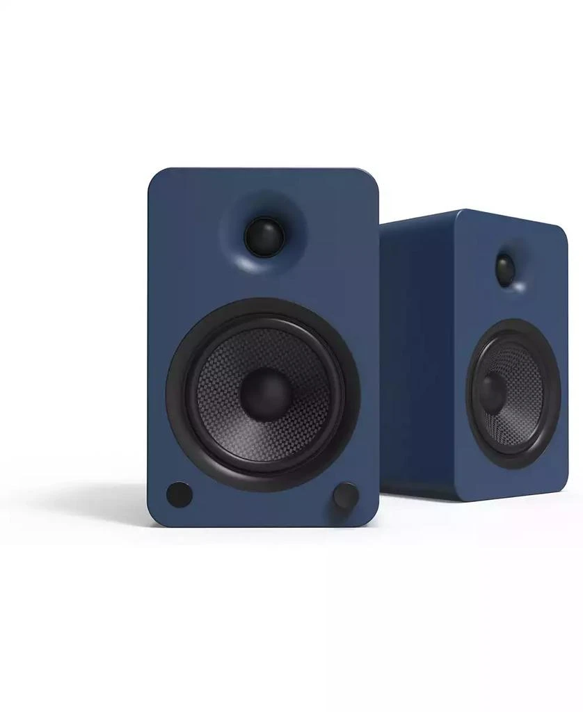 Kanto YU6 Powered Speakers, Bluetooth, Phono Preamp, 200W, 5.25" Kevlar Driver, Remote, Pair