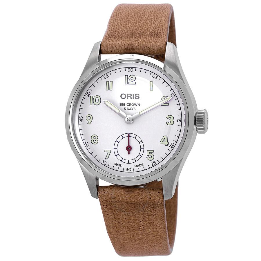 Oris Big Crown Pointer Date Automatic White Dial Men's Watch 01 401 7781 4081-Set