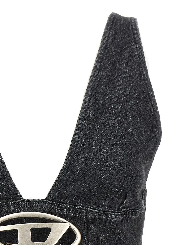 Diesel Diesel De-Elly-S Oval D Plaque Denim Top 3