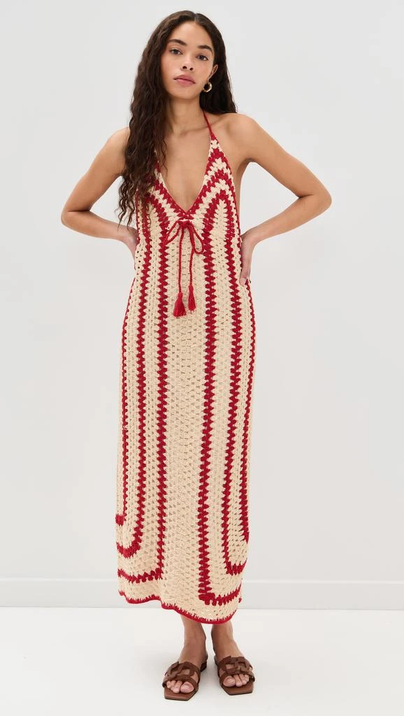 SAYLOR Georgie Crochet Midi Dress 1