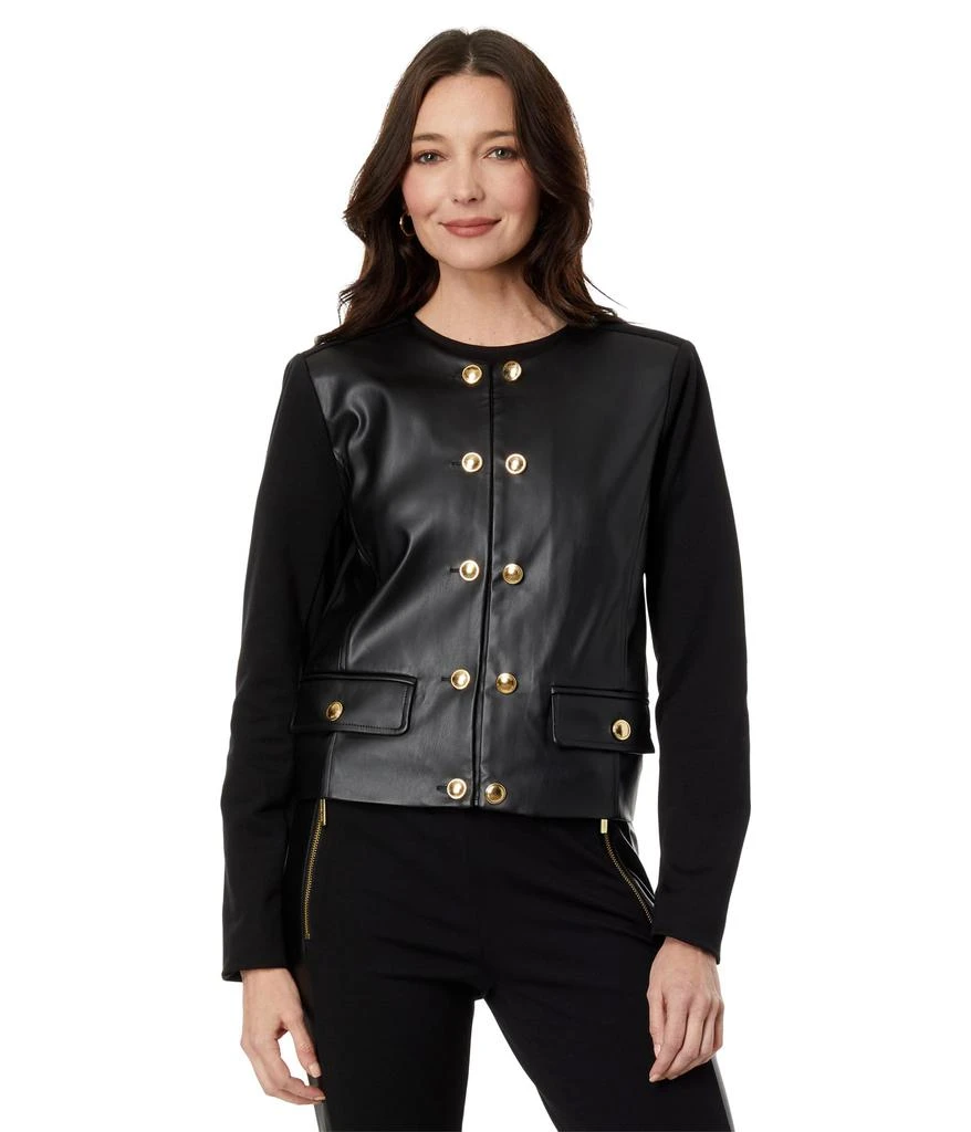 MICHAEL Michael Kors Button Ponte Jacket 1