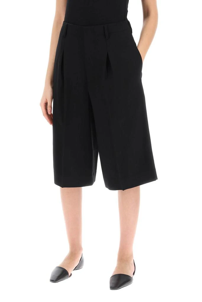 AMI ALEXANDRE MATIUSSI gabardine bermuda shorts 4