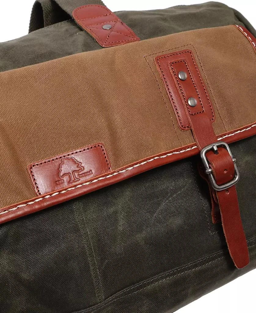 TSD BRAND Stone Creek Waxed Canvas Duffel Bag 13