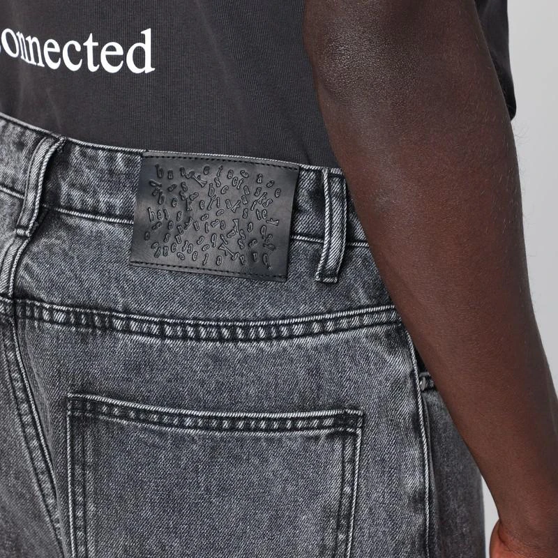 Basketcase Gallery Wide-leg black washed jeans 5