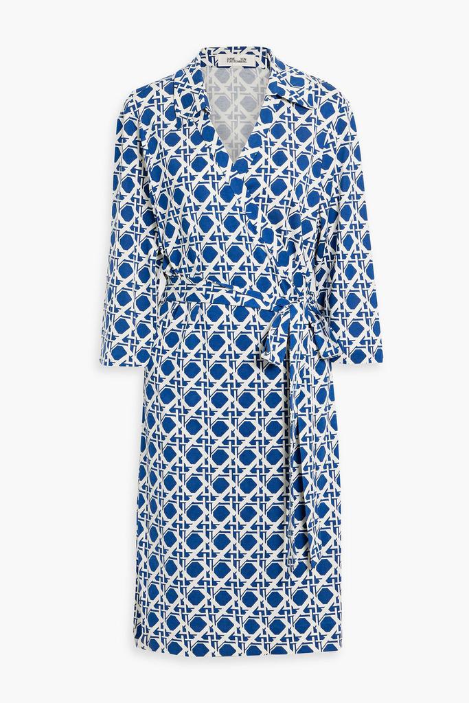 Diane von Furstenberg New Jeanne printed silk-jersey wrap dress
