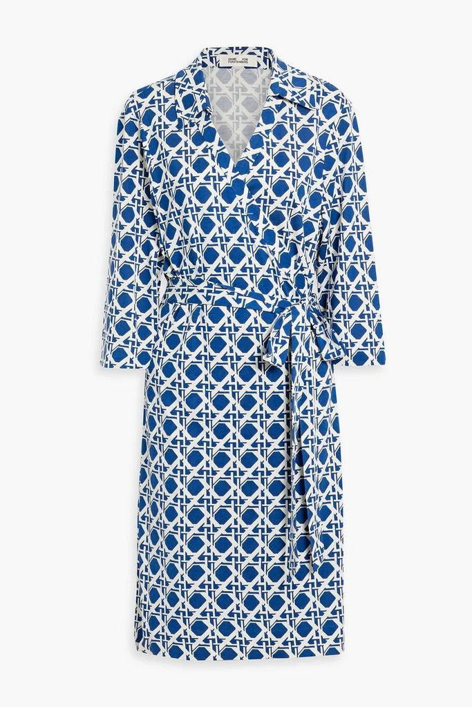 Diane von Furstenberg New Jeanne printed silk-jersey wrap dress 1