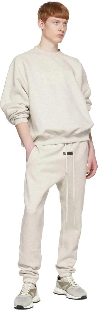 Fear of God ESSENTIALS Off-White Cotton Lounge Pants 4