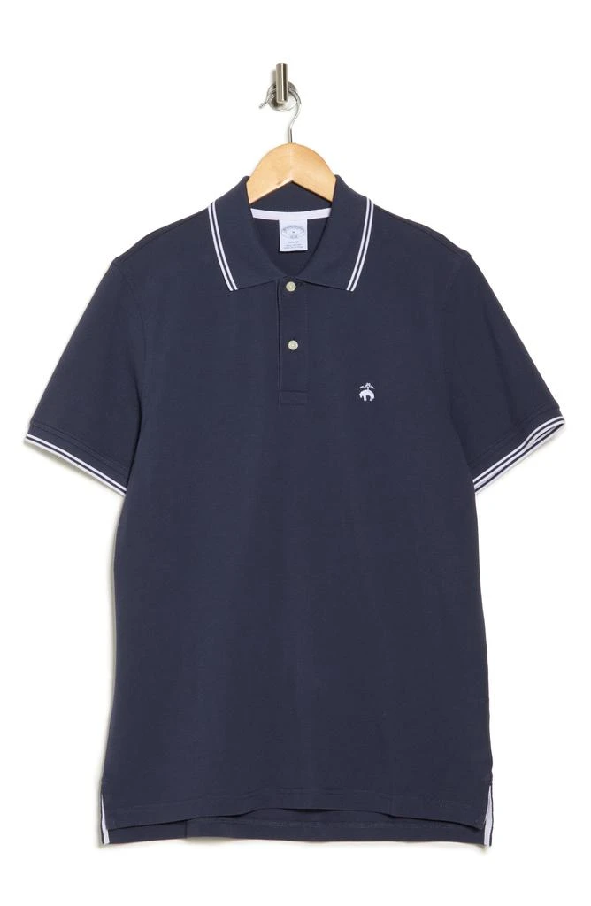 Brooks Brothers Tipped Piqué Knit Polo 1