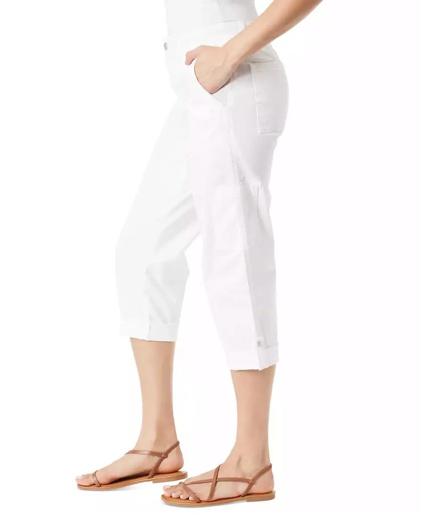 Gloria Vanderbilt Women's Adjustable-Hem Cargo Capri Pants 3