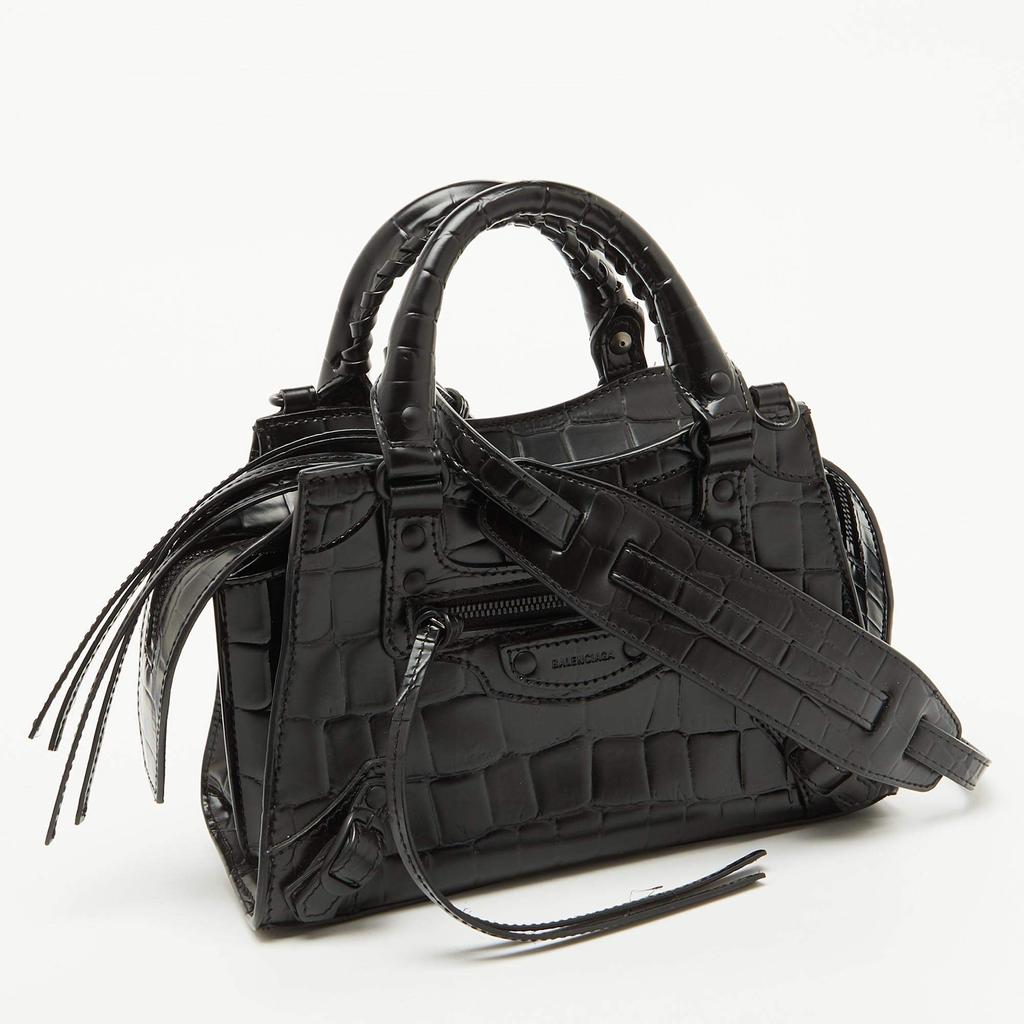 Balenciaga Black Neo Classic Small Handbag ○ Labellov