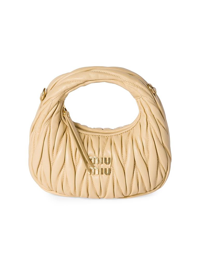 Miu Miu Gabardine Pouch - Crossbody Bags - BeyondStyle