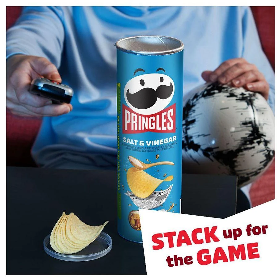 Pringles Potato Crisps Chips Salt and Vinegar 3