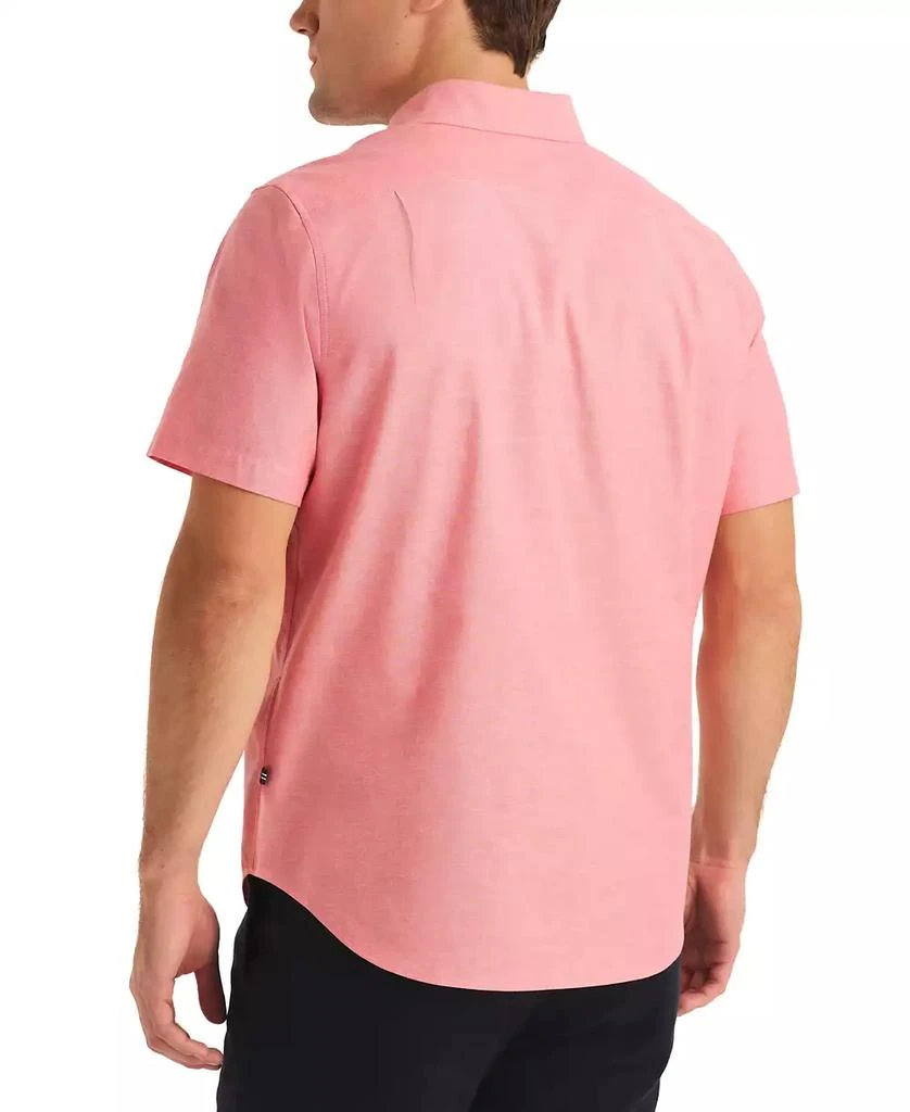 Nautica Men's Classic-Fit Short-Sleeve Solid Stretch Oxford Shirt 2