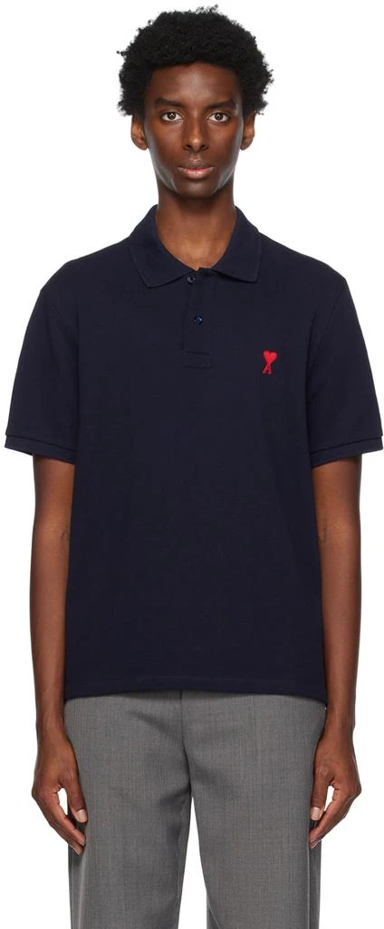 AMI Navy Ami de Cœur Polo 1