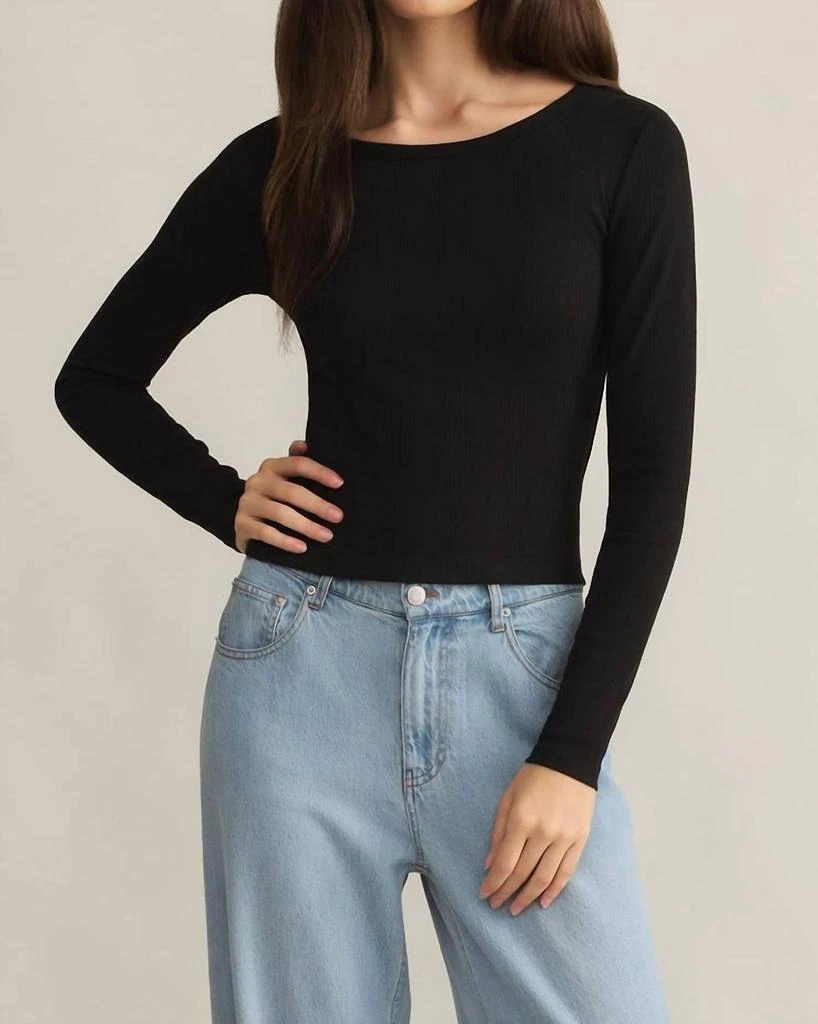 Z Supply Z Supply - Infinity Fitted Long Sleeve Top 1