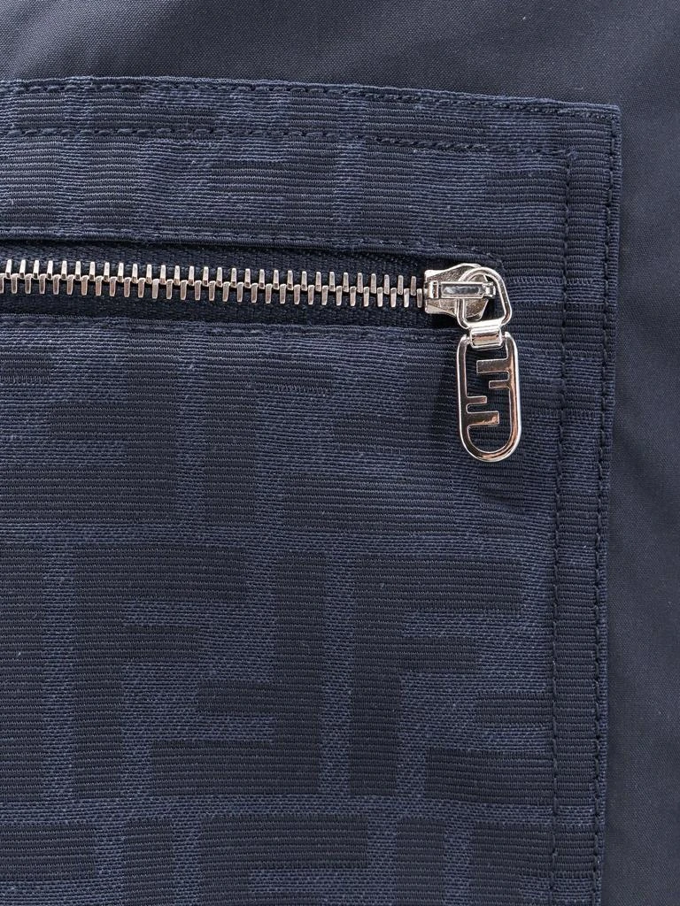 Fendi Cotton blend bermuda shorts with ff detail 5