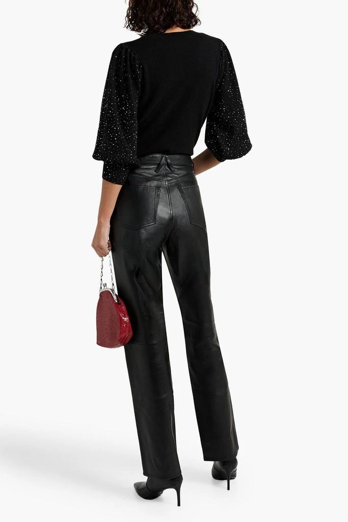SLVRLAKE London leather straight-leg pants 3