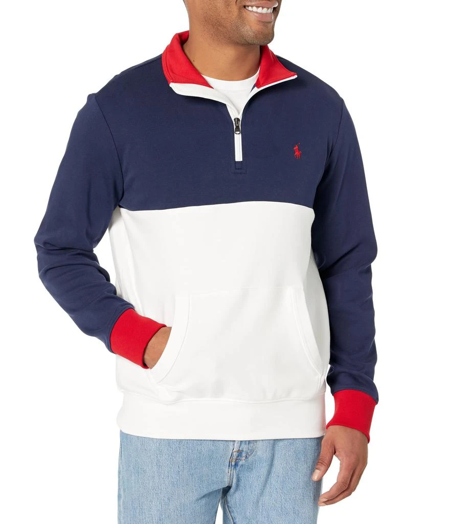 Ralph Lauren Cotton Interlock 1/4 Zip Sweatshirt 1