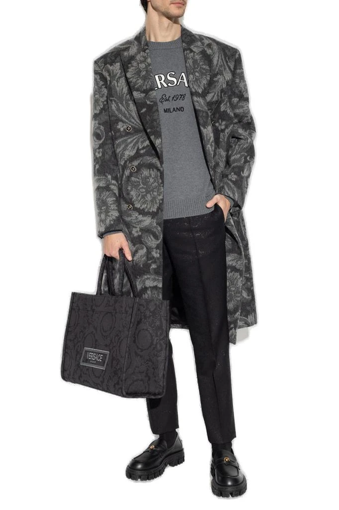 Versace Versace Barocco Double Breasted Long Coat 4