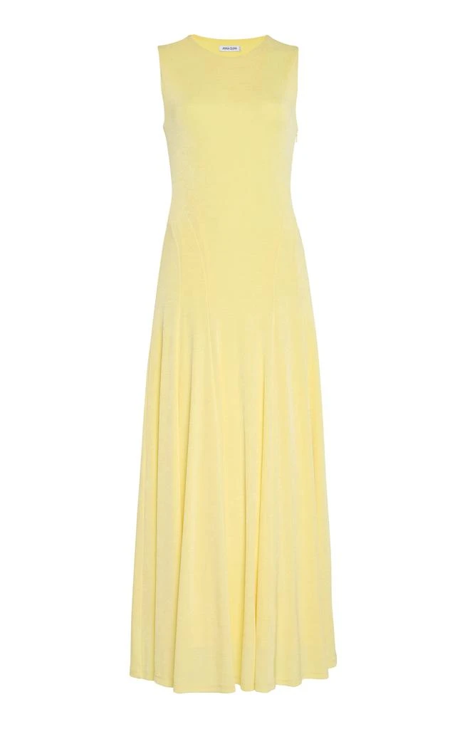 Anna Quan Anna Quan - Illaria Jersey Maxi Dress - Yellow - AU 8 - Moda Operandi 1