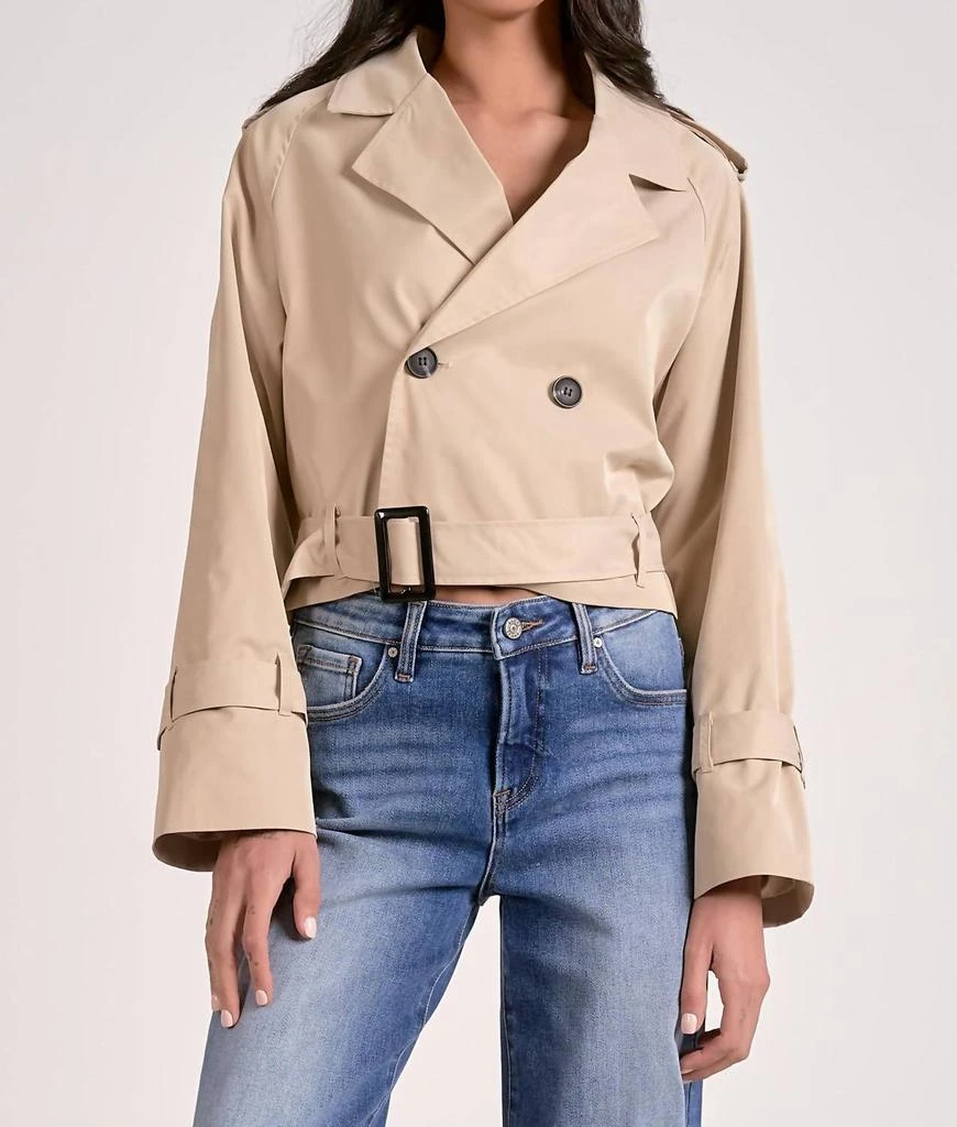Elan Elan - Trench Crop Jacket