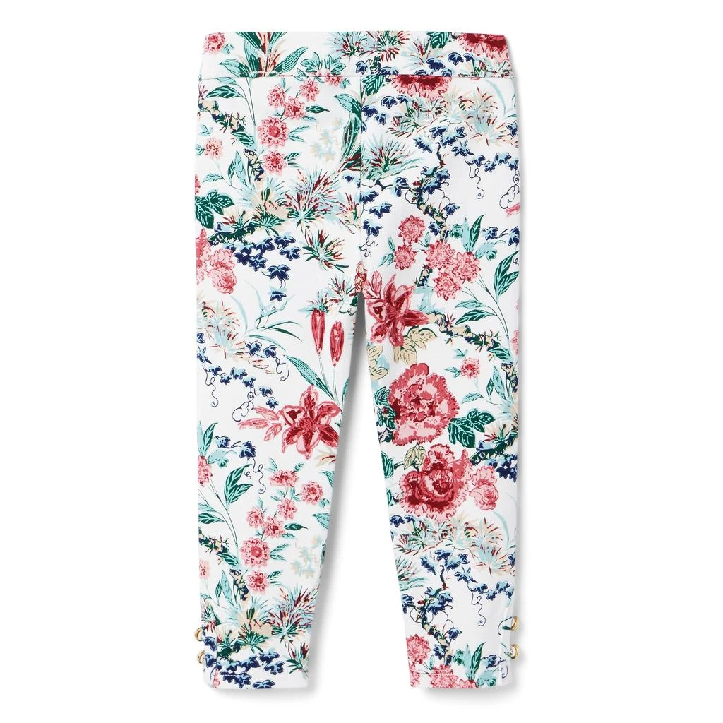 Janie and Jack Floral Ponte Pants (Toddler/Little Kids/Big Kids) 2