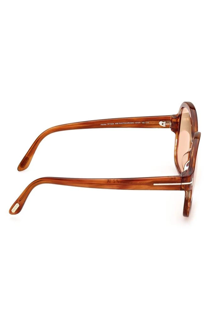 Tom Ford Hanley 57mm Photochromic Butterfly Sunglasses 5