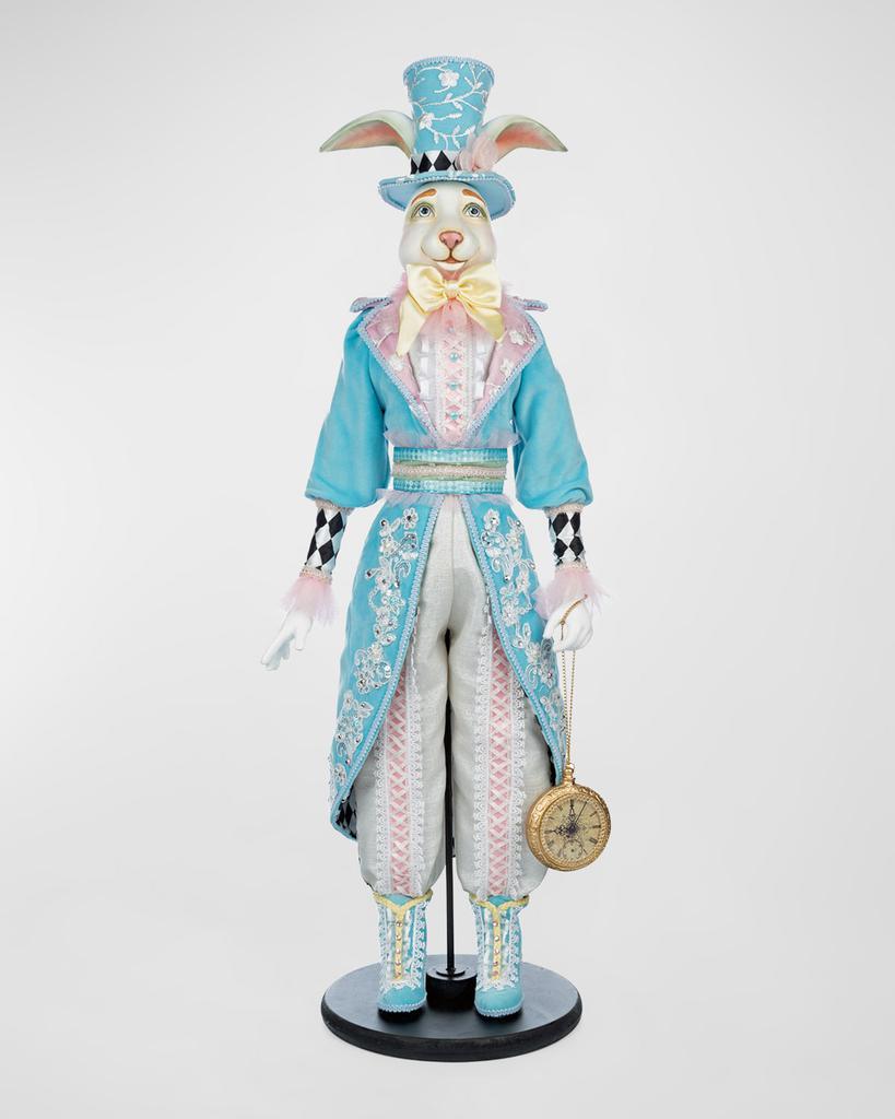 Katherine's Collection 32" White Rabbit Doll Figure