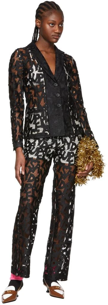 Puppets and Puppets Black Polyester Blazer 4