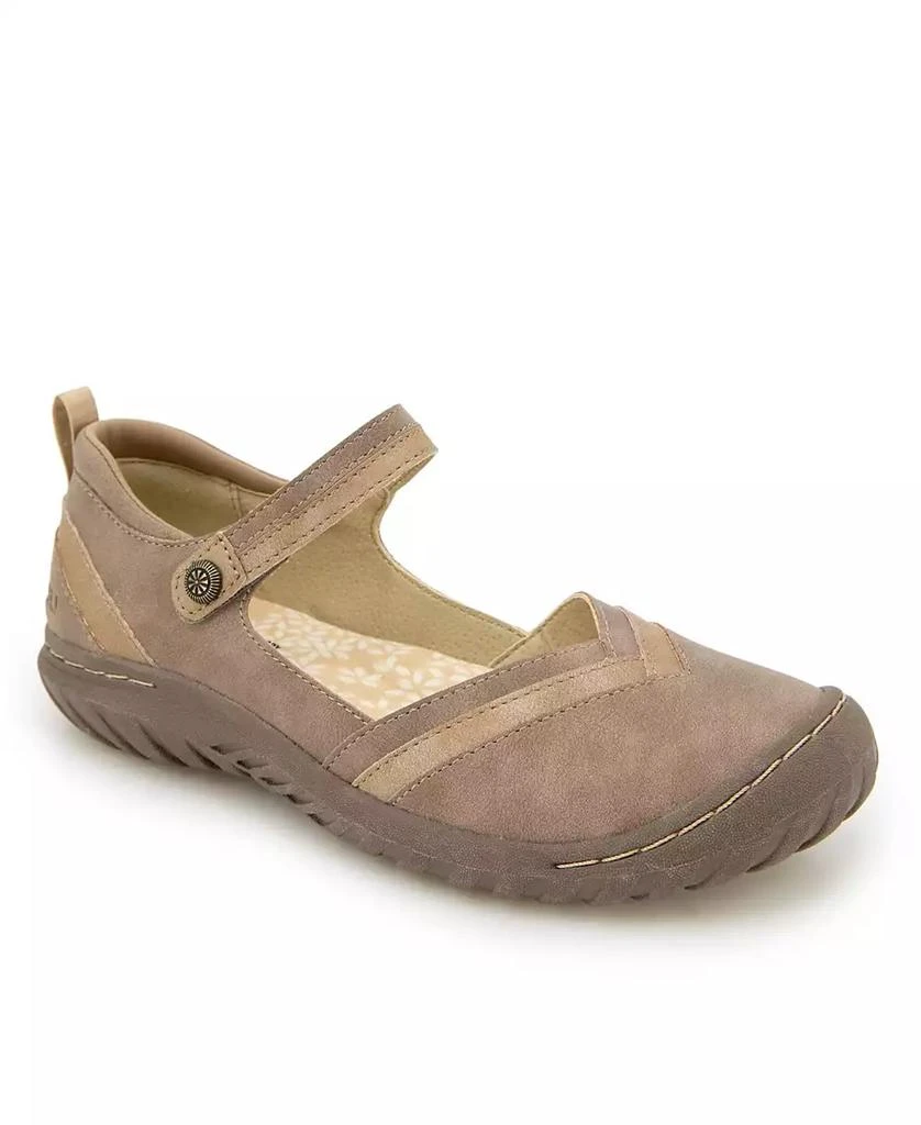 JBU Women's Raven Round Toe Flats 1