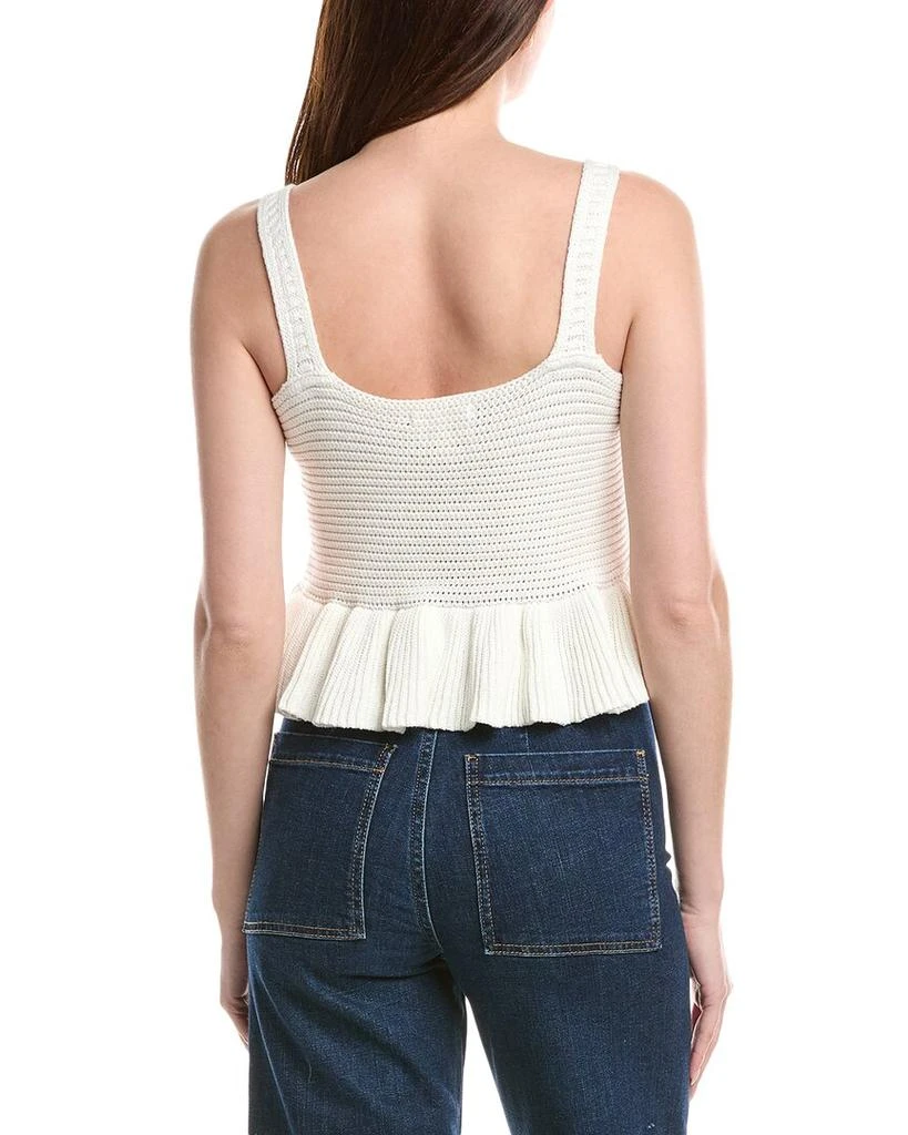 Line & Dot Knotted Front Sweater 2