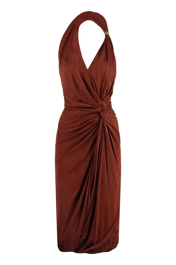 halter top white maxi dress Can't Compete A-Line Halter Maxi Dress White main image 1