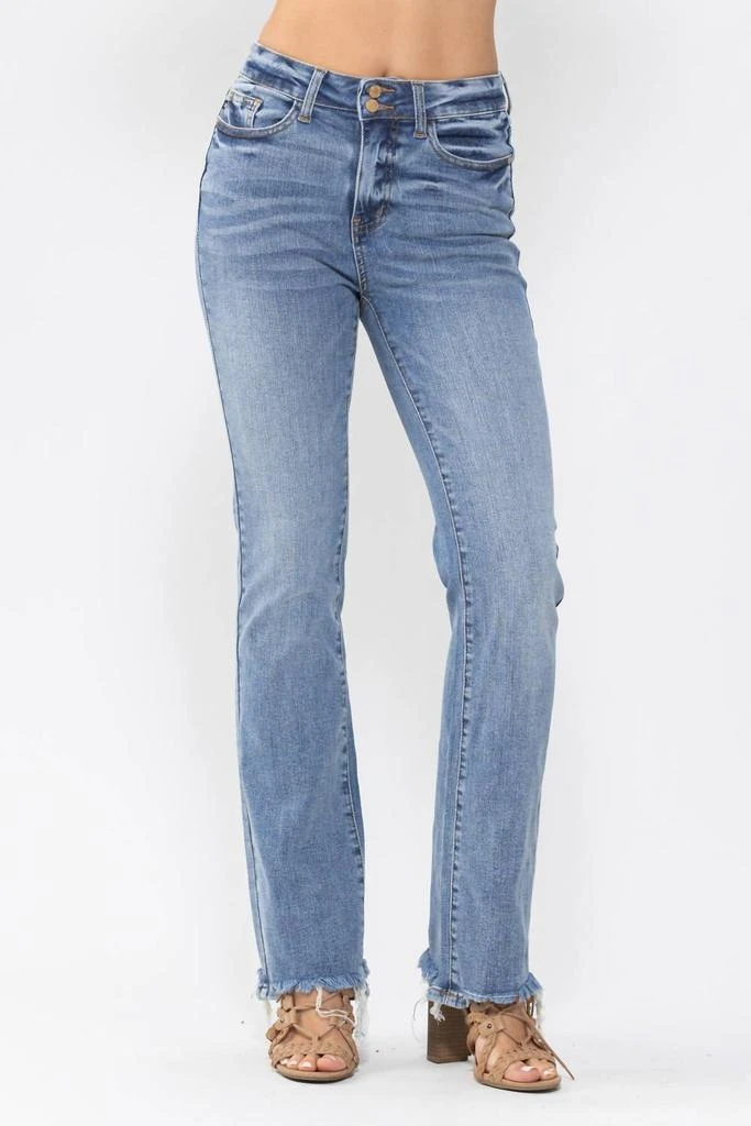 Judy Blue Judy Blue - Double Button Bootcut Jeans 4