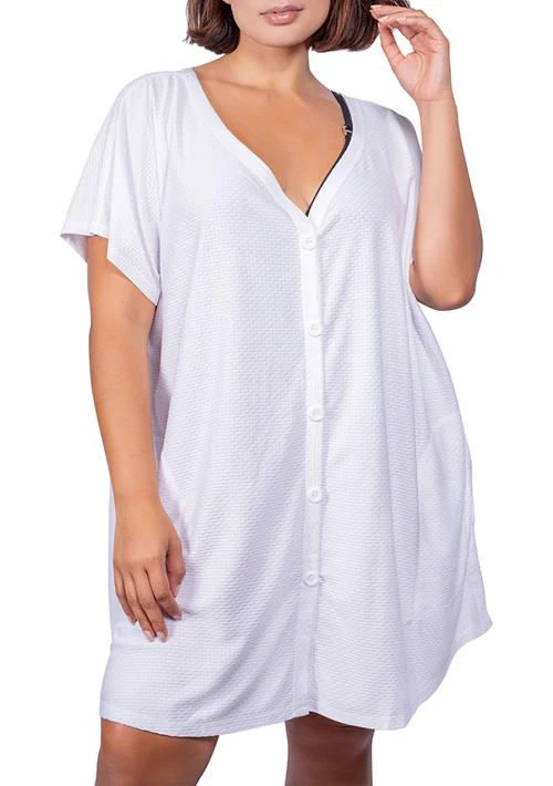Jordan Taylor Taylor Button Front Swim Coverup 1