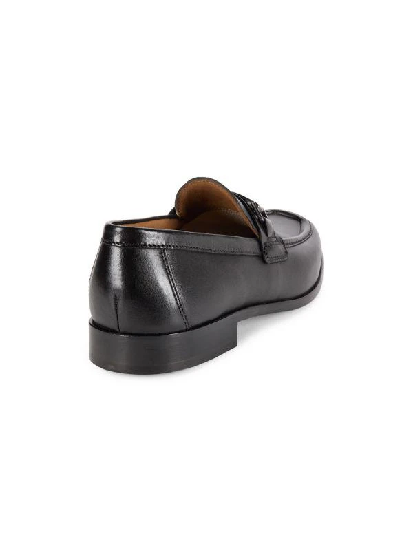 Saks Fifth Avenue Dean Leather Bit Loafers 3