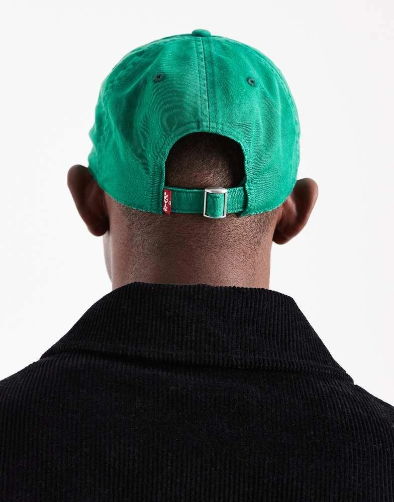 Levi
s Levi
s LS monogram logo cap in washed green 2