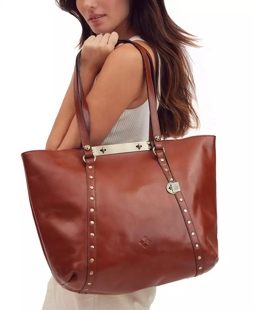 Patricia Nash Benvenuto Smooth Leather Tote