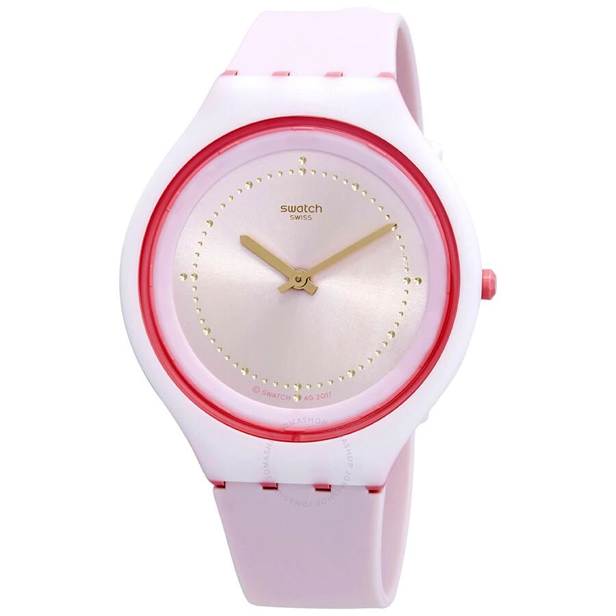 Swatch Skinblush Pink Dial Ladies Watch SVUP101 1