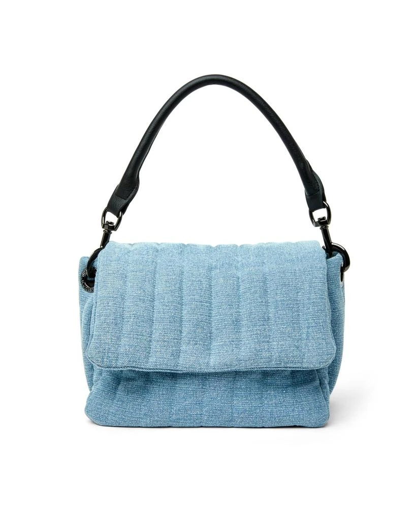 THINK ROYLN Women's Bar Bag In Stone Washed Denim 1