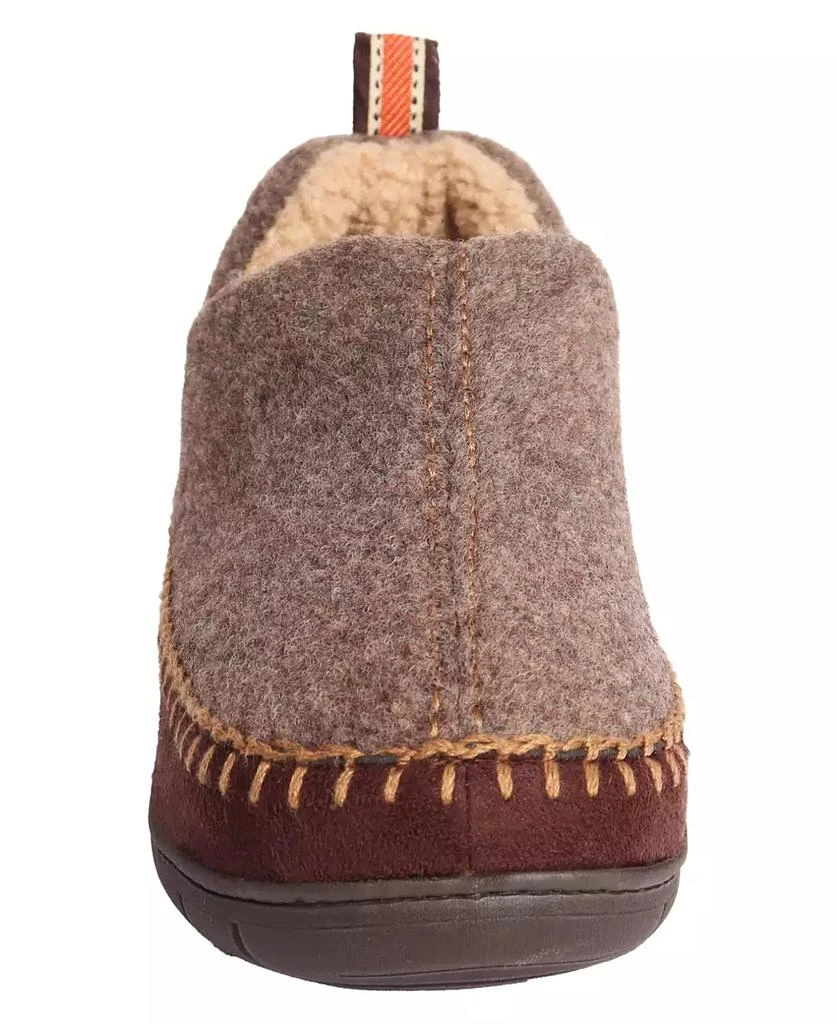 Weatherproof Vintage Men's Vintage Felt Bootie with Faux Shearling Lining and Indoor-Outdoor Sole Slipper 2