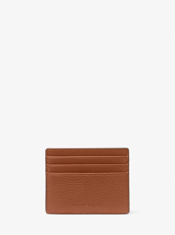 Michael Kors Hudson Embossed Pebbled Leather Tall Card Case 3
