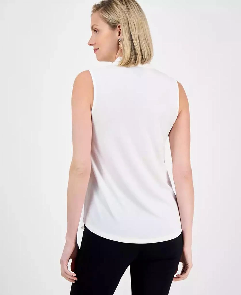 JM Collection Women's V-Neck Sleeveless Knit Blouse, XS-PXL, Exclusively at Macy's 2
